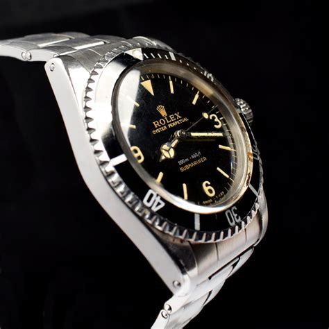 rolex submariner glossy gilt explorer dial 5513 steel automatic watch|rolex 5513 gilt.